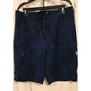 Under Armour‎ Board Shorts Mens Size 33 Blue Surfing